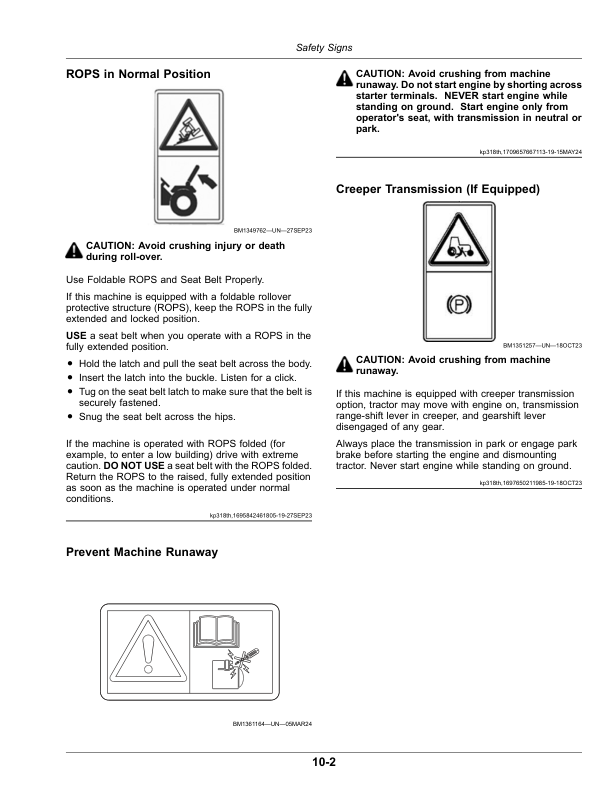 John Deere 5060EN, 5080EN Tractors (200000—) Operator's Manual (OMTR140297) - Image 3