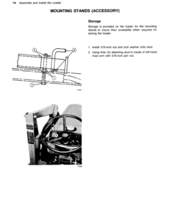 Alternative view of John Deere 67 Loader Operator's Manual (OMTY20543)