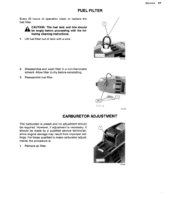 Alternative view of John Deere 82G (017660-) & 83G (008387-) Gasline Trimmer/Edgers (Subs with OMM122063) Operator's Manual (OMTY20558)