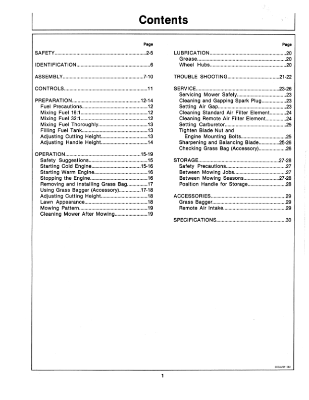 John Deere 21-Inch Commercial Walk-Behind Rotary Mower Operator's Manual (OMTY20589) - Image 2