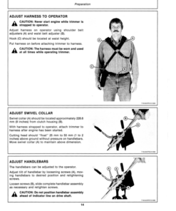 Alternative view of John Deere 450G Gas Trimmer/Cutter (Subs with OMM122063) Operator's Manual (OMTY20608)