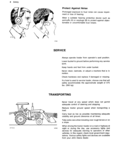 Alternative view of John Deere 67 Loader Operator's Manual (OMTY20622)