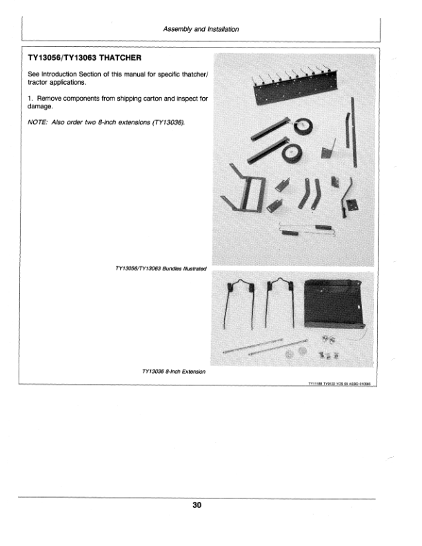 John Deere 38, 46 Thatcher, TY13036 Attachment Operator's Manual (OMTY20626) - Image 2