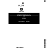 John Deere 20 Plow Operator's Manual (OMTY20643)