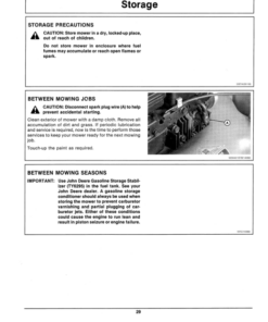 Alternative view of John Deere 18, 20-Inch Walk-Behind Rotary Mowers (300001-) Operator's Manual (OMTY20673)