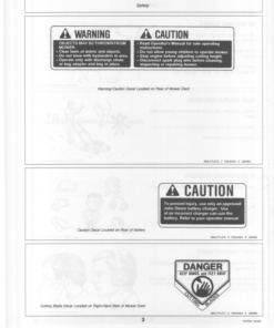 Alternative view of John Deere 21 Inch 2-Cycle Walk Behind Rotary Mower (3660001-410000) Operator's Manual (OMTY20774)