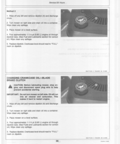 Alternative view of John Deere 21 Inch 4-Cycle Walk Behind Rotary Mower (3660001-410000) Operator's Manual (OMTY20775)