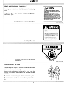 Alternative view of John Deere 32-, 36-Inch Commercial Rotary Mower Operator's Manual (OMTY20779)