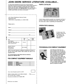 Alternative view of John Deere 450G Gas Trimmer/cutter (Subs with OMM122063) Operator's Manual (OMTY20799)