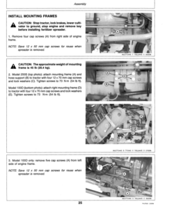 Alternative view of John Deere 100D, 250S Fertilizer Spreader Operator's Manual (OMTY20826)