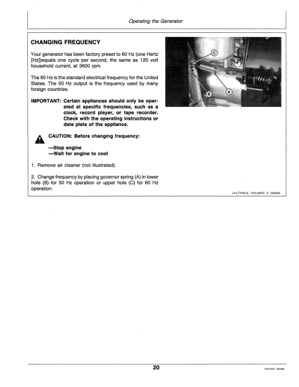 John Deere 1000, 1400 Portable Generators Operator's Manual (OMTY20833) - Image 2