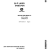 John Deere 26P Lawn Sweeper Operator's Manual (OMTY20895)