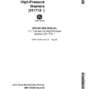 John Deere 117, 118, & 120 High-Pressure Washers Operator's Manual (OMTY21559)