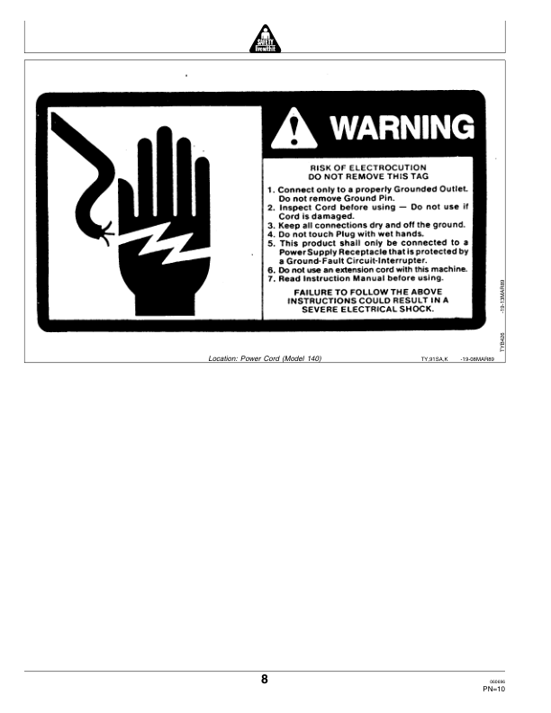 John Deere 125 & 140 High-Pressure Washers Operator's Manual (OMTY21561) - Image 2