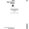 John Deere 10XH High Pressure Washer Operator's Manual (OMTY21618)