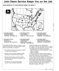 Alternative view of John Deere 10XE & 15XE High Pressure Washers Operator's Manual (OMTY21624)