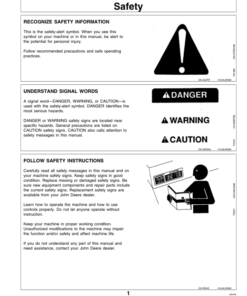 Alternative view of John Deere 31CT & 38Ct Lawn Sweepers Operator's Manual (OMTY21627)