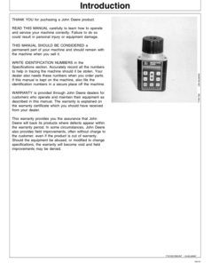 Alternative view of John Deere Moisture Check, TY16060 Operator's Manual (OMTY21651)