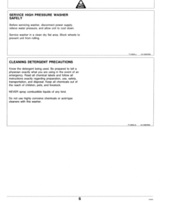Alternative view of John Deere OP MAN,214G,20KG,25KG HIGH PRES WSH Operator's Manual (OMTY21676)