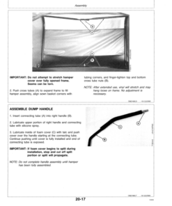 Alternative view of John Deere 338 Lawn Sweeper Operator's Manual (OMTY21680)