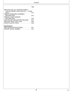 Alternative view of John Deere TY16180, TY24474 Weather Enclosure for 300 Series Lawn & Garden Tractors Operator's Manual (OMTY21693)