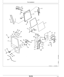Alternative view of John Deere TY16188 Weather Enclosure for GT, LX Lawn & Garden Tractors Operator's Manual (OMTY24001)