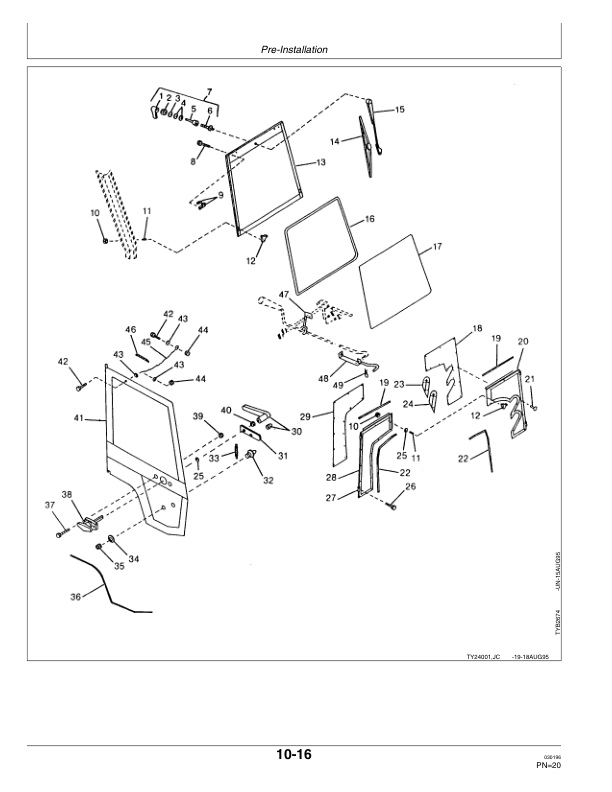 John Deere TY16188 Weather Enclosure for GT, LX Lawn & Garden Tractors Operator's Manual (OMTY24001) - Image 2