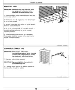 Alternative view of John Deere HR1250 High Pressure Washer Operator's Manual (OMTY24017)