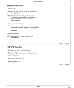Alternative view of John Deere Weathershields Operator's Manual (OMTY24536)