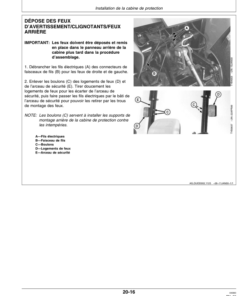Alternative view of John Deere TY25000 Weather Enclosures for 4200, 4300, 4400 Tractors Operator's Manual (OMTY25001)