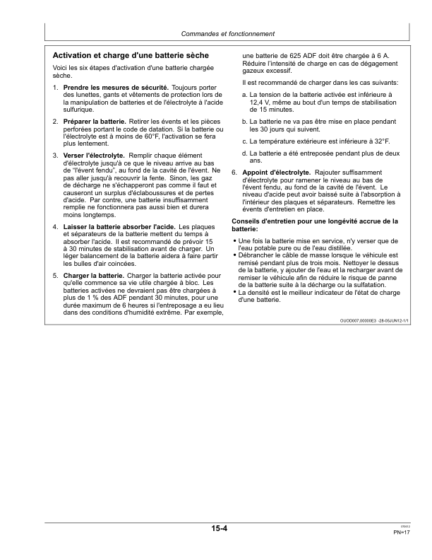 John Deere 10/50/125/250 Amp 6V/12V Battery Charger-Engine Starter Operator's Manual (OMTY25862) - Image 2