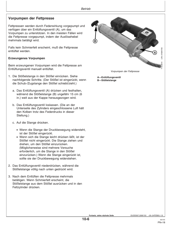 John Deere TY26087 Cordless Grease Gun Operator's Manual (OMTY26082) - Image 3