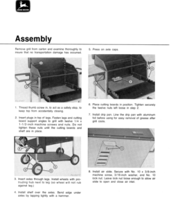 Alternative view of John Deere 20C Barbeque Grill Operator's Manual (OMTY2627)