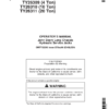 John Deere John Deere Long Chassis Hydraulic Service Jacks - TY26309, TY26310, TY26311 Operator's Manual (OMTY26295)