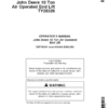 John Deere John Deere TY26326 10-Ton Air Operated End Lift Operator's Manual (OMTY26301)
