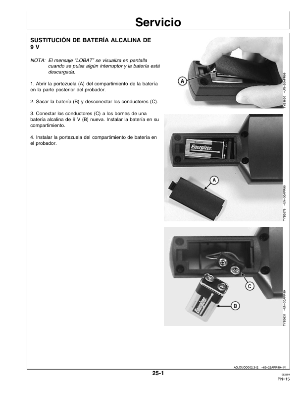 John Deere SW07310 Hay Tester, Held Low Moisture Range Hay Operator's Manual (OMTY27498) - Image 2