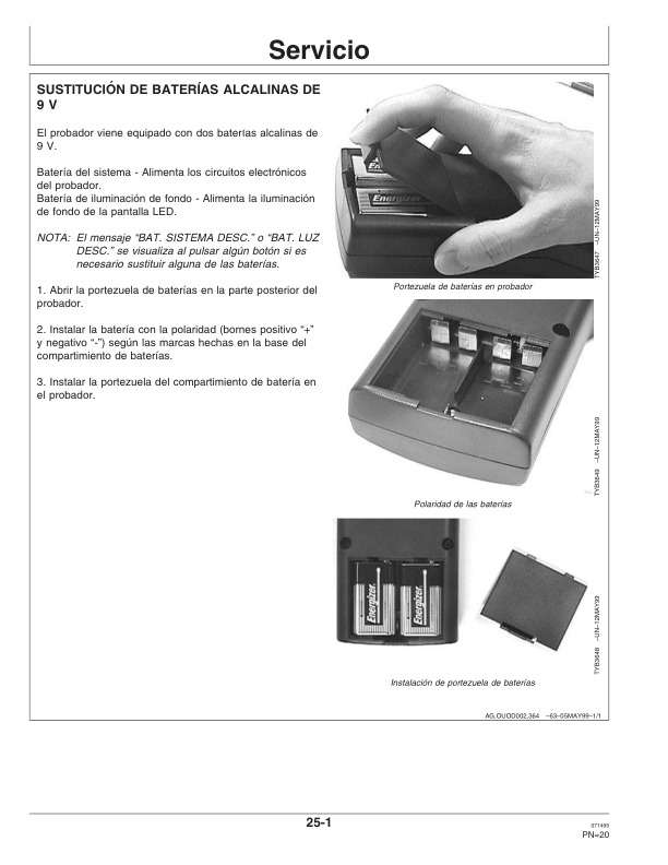 John Deere SW07370 Hand Held High Moisture Range Hay Tester Operator's Manual (OMTY27499) - Image 2
