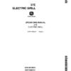 John Deere 57E Electric Grill Operator's Manual (OMTY3829)
