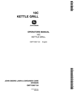 John Deere 10C Kettle Grill Operator's Manual (OMTY3907)