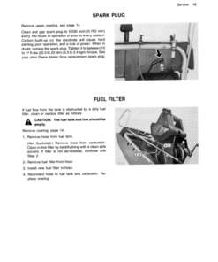 Alternative view of John Deere 320 Snow Thrower Operator's Manual (OMTY3913)