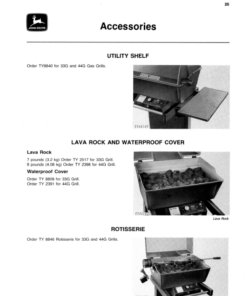 Alternative view of John Deere 33G & 44G Gas Grills Operator's Manual (OMTY3949)