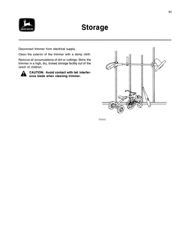 John Deere 70 E Electronic Trimmer/edger (Subs with OMM122063) Operator's Manual (OMTY3962) - Image 2