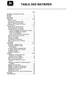 Alternative view of John Deere 20CP Self-Propelled Rotary Mower (040001-) Operator's Manual (OMTY3966)