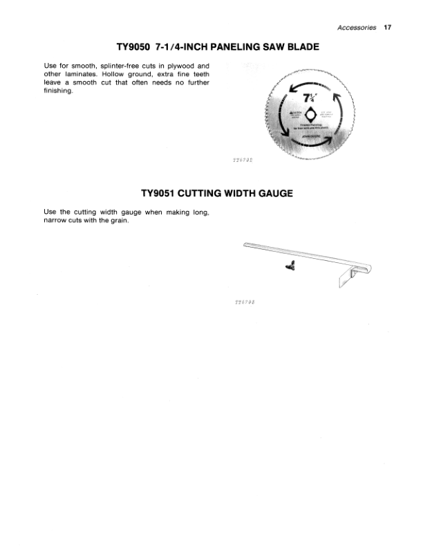 John Deere TY9038 7 1/4-Inch Electric Cirular Saw Operator's Manual (OMTY3975) - Image 2