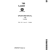 John Deere 700 Attachments Operator's Manuals (OMU15511)