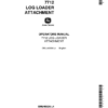 John Deere 7712 Attachments Operator's Manuals (OMU40536 LOG LOADER)