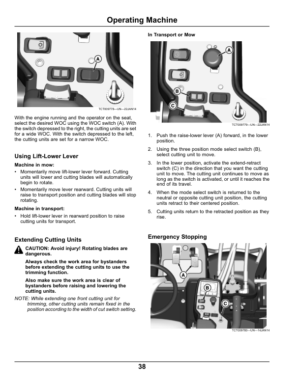 John Deere 7400A TerrainCut Trim, Surrounds Mower (North American) Operator's Manual (OMUC10938) - Image 2