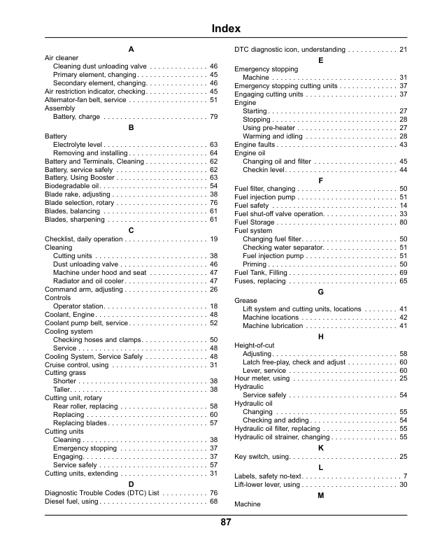 John Deere 7400A TerrainCut Trim, Surrounds Mower (European Edition) Operator's Manual (OMUC10940) - Image 2
