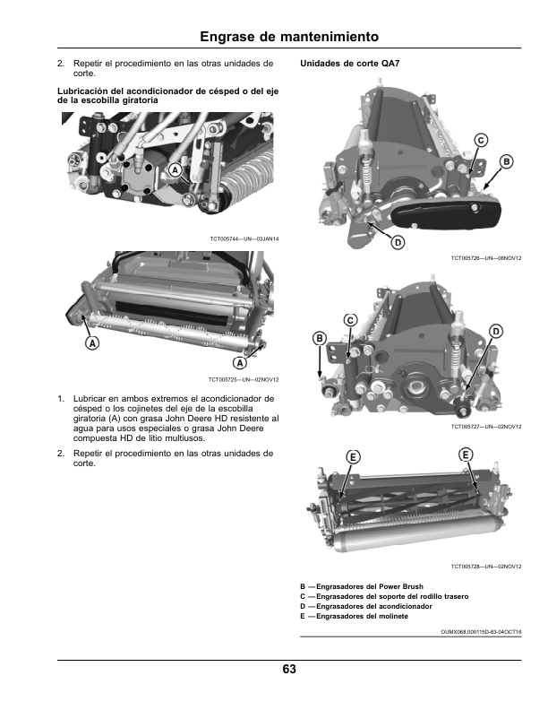 John Deere 7500A, 7700A, 8700A, 8900A PrecisionCut Fairway Mowers, 8800A TerrainCut Rough Mower (North American) Operator's Manual (OMUC10996) - Image 2