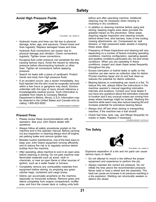 John Deere 7500A, 7700A, 8700A, 8900A PrecisionCut Fairway Mowers, 8800A TerrainCut Rough Mower (North American) Operator's Manual (OMUC10996) - Image 3